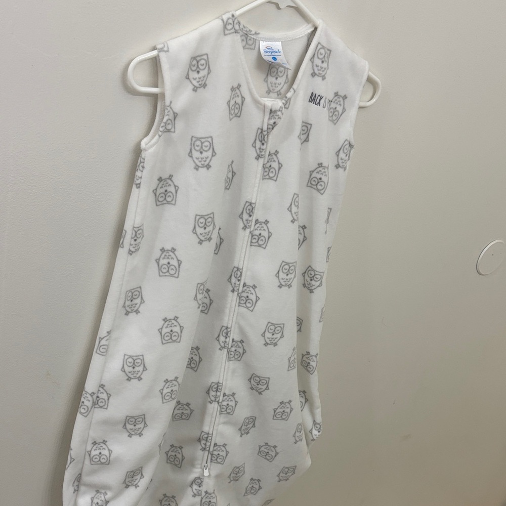 Halo White Owl Print Kids Sleep Sack